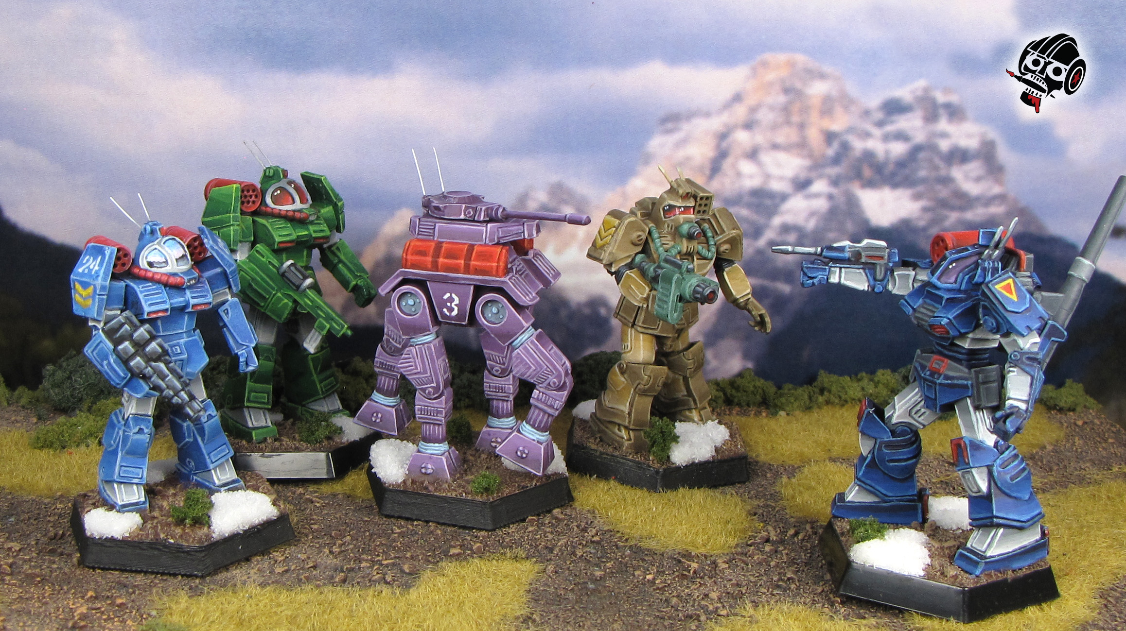 Battletech  from Catalyst Game Labs painted by Neldoreth - An Hour of Wolves & Shattered Shields