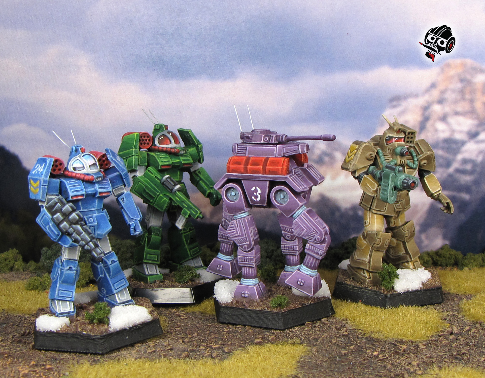 Battletech  from Catalyst Game Labs painted by Neldoreth - An Hour of Wolves & Shattered Shields