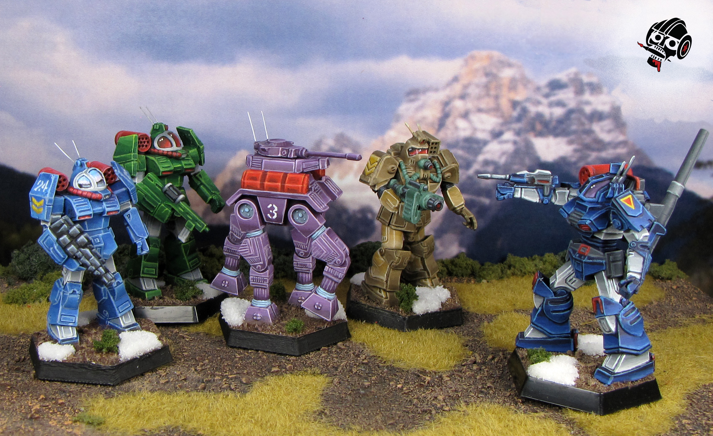 Battletech  from Catalyst Game Labs painted by Neldoreth - An Hour of Wolves & Shattered Shields