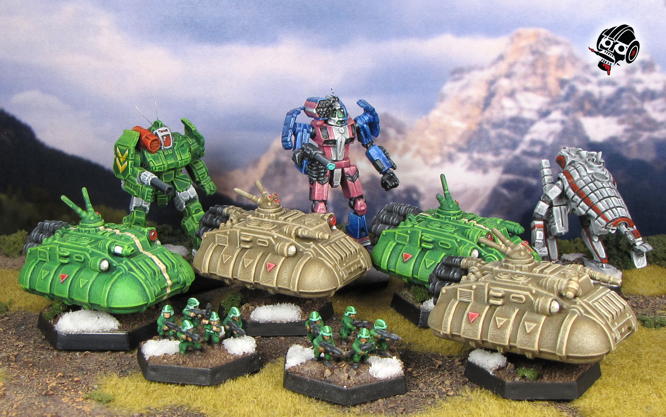 Battletech  from Catalyst Game Labs painted by Neldoreth - An Hour of Wolves & Shattered Shields