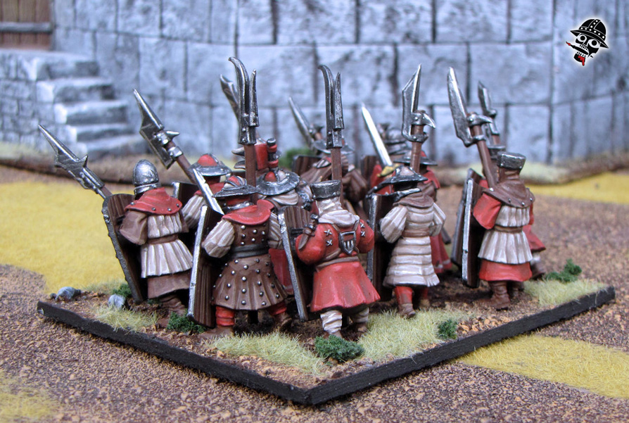 Warhammer Kings of War Bretonnian Men At Arms from Games Workshop painted by Neldoreth - An Hour of Wolves & Shattered Shields