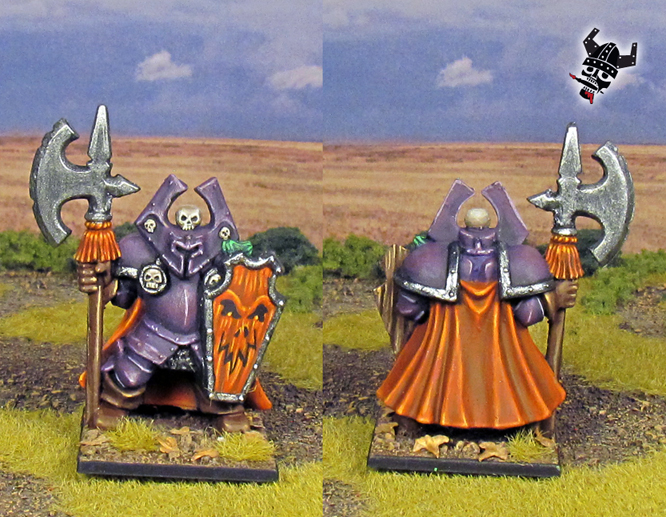 Battle Masters Warhammer Chaos Warriors from Milton Bradley and Games Workshop painted by Neldoreth - An Hour of Wolves & Shattered Shields Battle Masters Warhammer Chaos Warriors from Milton Bradley and Games Workshop painted by Neldoreth - An Hour of Wolves & Shattered Shields