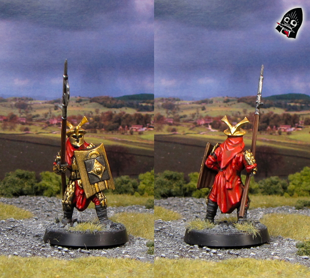 Easterling Spearmen from Games Workshop painted by Neldoreth - An Hour of Wolves & Shattered Shields