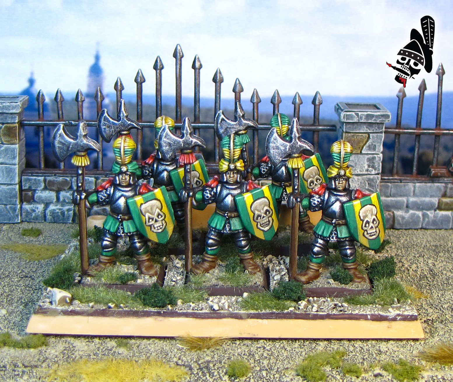 Battle Masters Halberdiers from Games Workshop painted by Neldoreth - An Hour of Wolves & Shattered Shields