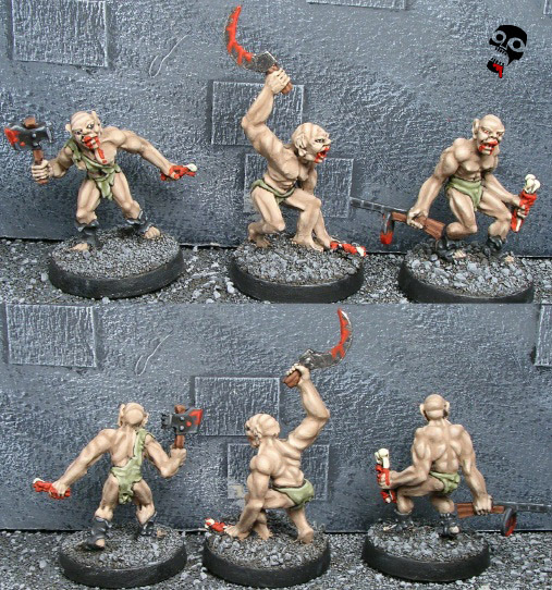 Weird War II Soviet ghouls from Harlequin Miniatures painted by Neldoreth - An Hour of Wolves & Shattered Shields