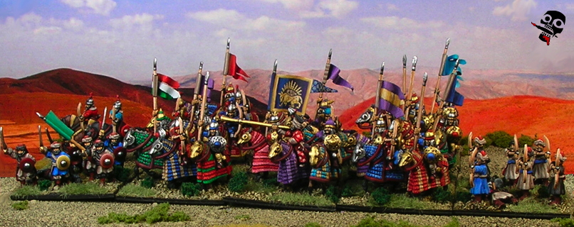 15mm Medieval Persians from Navwar Miniatures painted by Neldoreth - An Hour of Wolves & Shattered Shields
