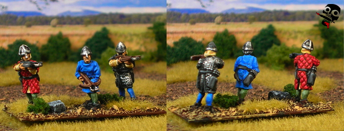 15mm Norman and West Frank from Khurasan Miniatures painted by Neldoreth - An Hour of Wolves & Shattered Shields