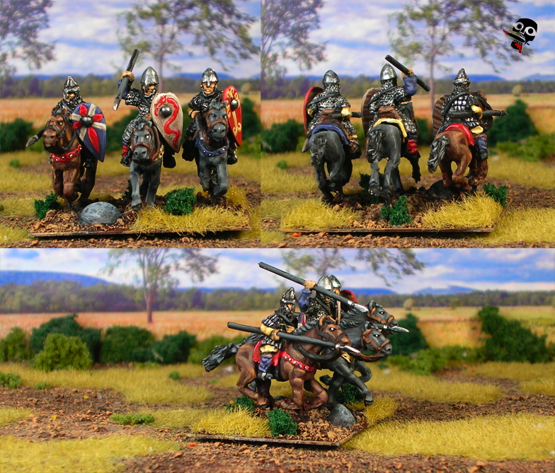 15mm Norman and West Frank from Khurasan Miniatures painted by Neldoreth - An Hour of Wolves & Shattered Shields