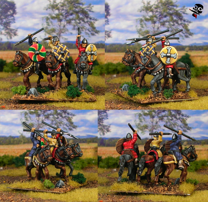 15mm Norman and West Frank from Khurasan Miniatures painted by Neldoreth - An Hour of Wolves & Shattered Shields