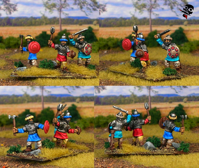 15mm Norman and West Frank from Khurasan Miniatures painted by Neldoreth - An Hour of Wolves & Shattered Shields