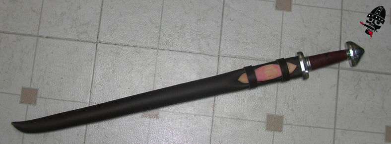 Microfiber vegan viking sword sheath or scabbard from  painted by Neldoreth - An Hour of Wolves & Shattered Shields