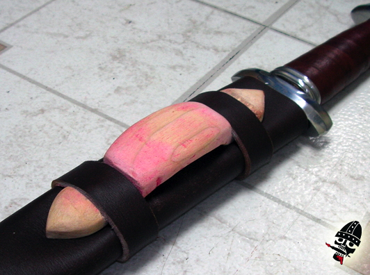 Microfiber vegan viking sword sheath or scabbard from  painted by Neldoreth - An Hour of Wolves & Shattered Shields