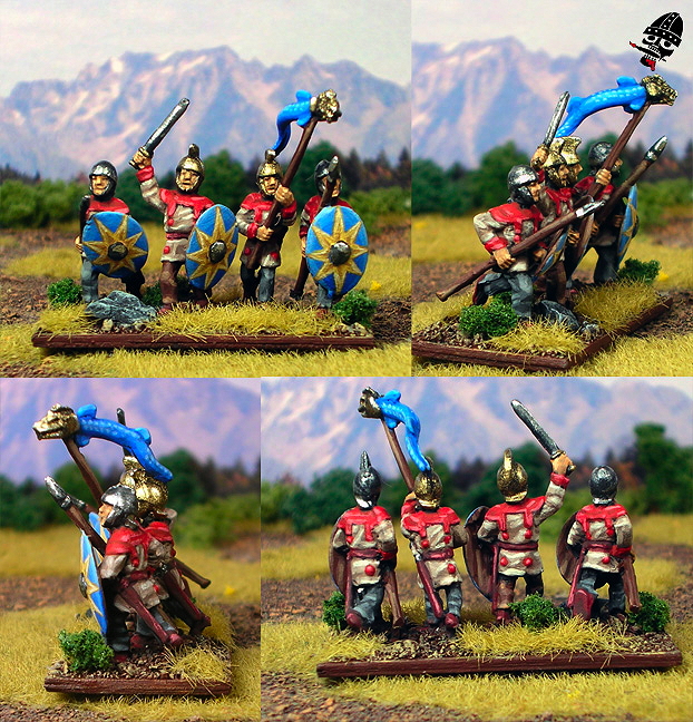 15mm Patrician Romans from Alain Touller Figurines painted by Neldoreth - An Hour of Wolves & Shattered Shields