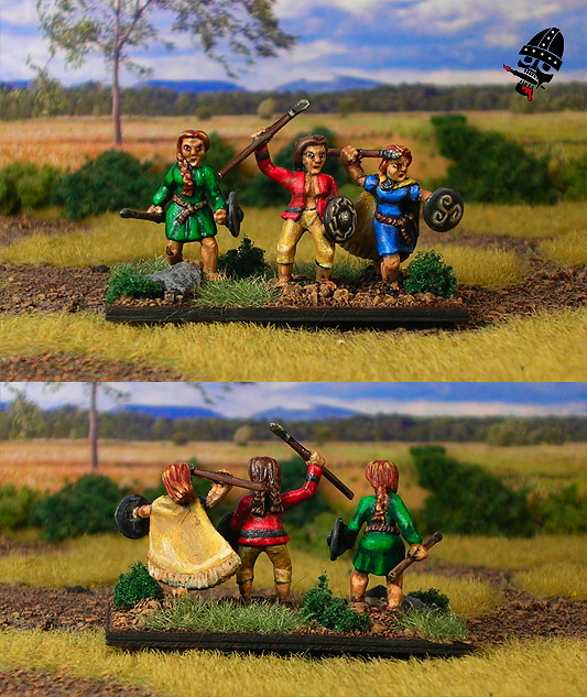15mm Scots-Irish from Trey Corbies Miniatures painted by Neldoreth - An Hour of Wolves & Shattered Shields