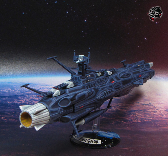 Star Blazers Space Ship Yamato Battleship Andromeda from Bandai painted by Neldoreth - An Hour of Wolves & Shattered Shields