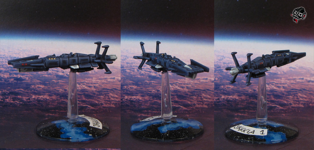 Star Blazers Space Ship Yamato Torpedo ship from Bandai painted by Neldoreth - An Hour of Wolves & Shattered Shields
