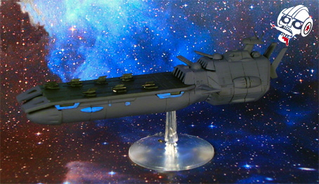 Star Blazers Space Ship Yamato from Bandai painted by Neldoreth - An Hour of Wolves & Shattered Shields