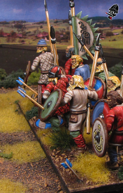 Viking bondi from Wargames Factory painted by Neldoreth - An Hour of Wolves & Shattered Shields