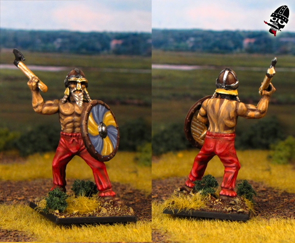 Viking berzerkers from Wargames Factory painted by Neldoreth - An Hour of Wolves & Shattered Shields