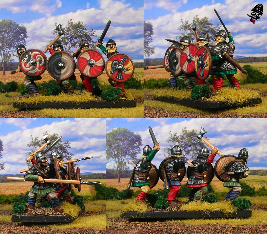 Swedish Vikings from Gripping Beast Plastics painted by Neldoreth - An Hour of Wolves & Shattered Shields