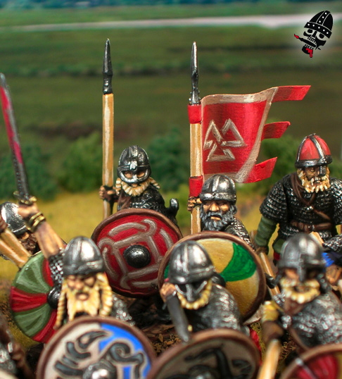 Swedish Vikings from Gripping Beast painted by Neldoreth - An Hour of Wolves & Shattered Shields