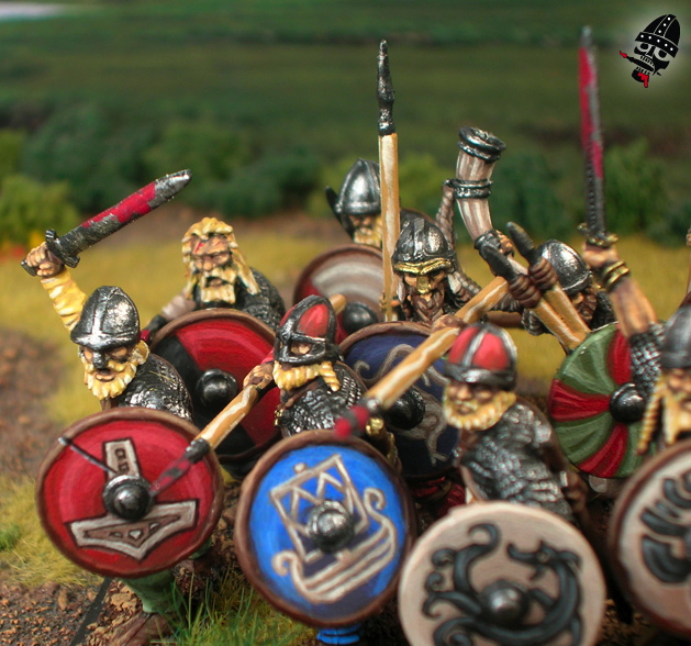Swedish Vikings from Gripping Beast painted by Neldoreth - An Hour of Wolves & Shattered Shields