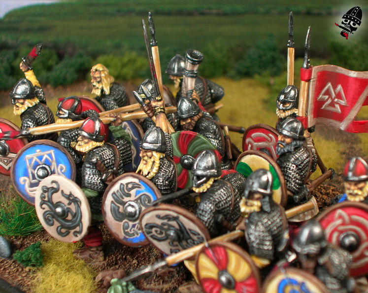 Swedish Vikings from Gripping Beast painted by Neldoreth - An Hour of Wolves & Shattered Shields
