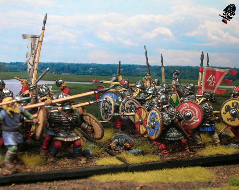 Swedish Vikings from Gripping Beast painted by Neldoreth - An Hour of Wolves & Shattered Shields