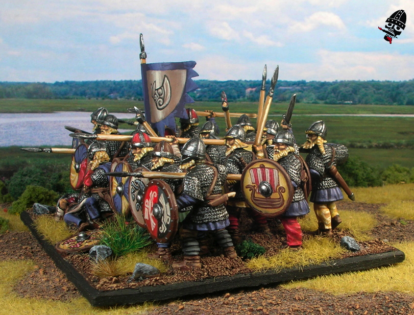 Swedish Vikings from Gripping Beast painted by Neldoreth - An Hour of Wolves & Shattered Shields