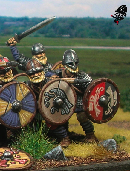 Swedish Vikings from Gripping Beast painted by Neldoreth - An Hour of Wolves & Shattered Shields