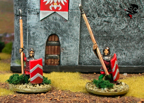 Medieval Pikemen from Essex Miniatures painted by Neldoreth - An Hour of Wolves & Shattered Shields