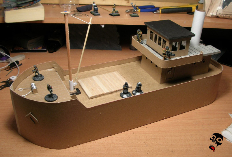 Tramp Steamer - a scratch build by Neldoreth - An Hour of Wolves & Shattered Shields Tramp Steamer - a scratch build by Neldoreth - An Hour of Wolves & Shattered Shields