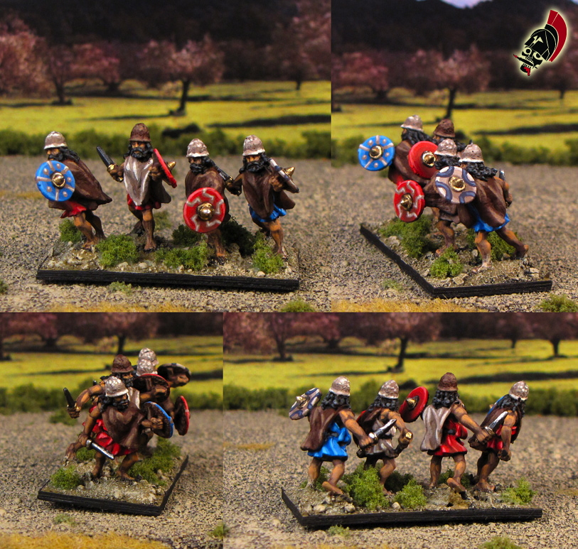 15mm Ancient Greek peltasts from Xyston Miniatures painted by Neldoreth - An Hour of Wolves & Shattered Shields