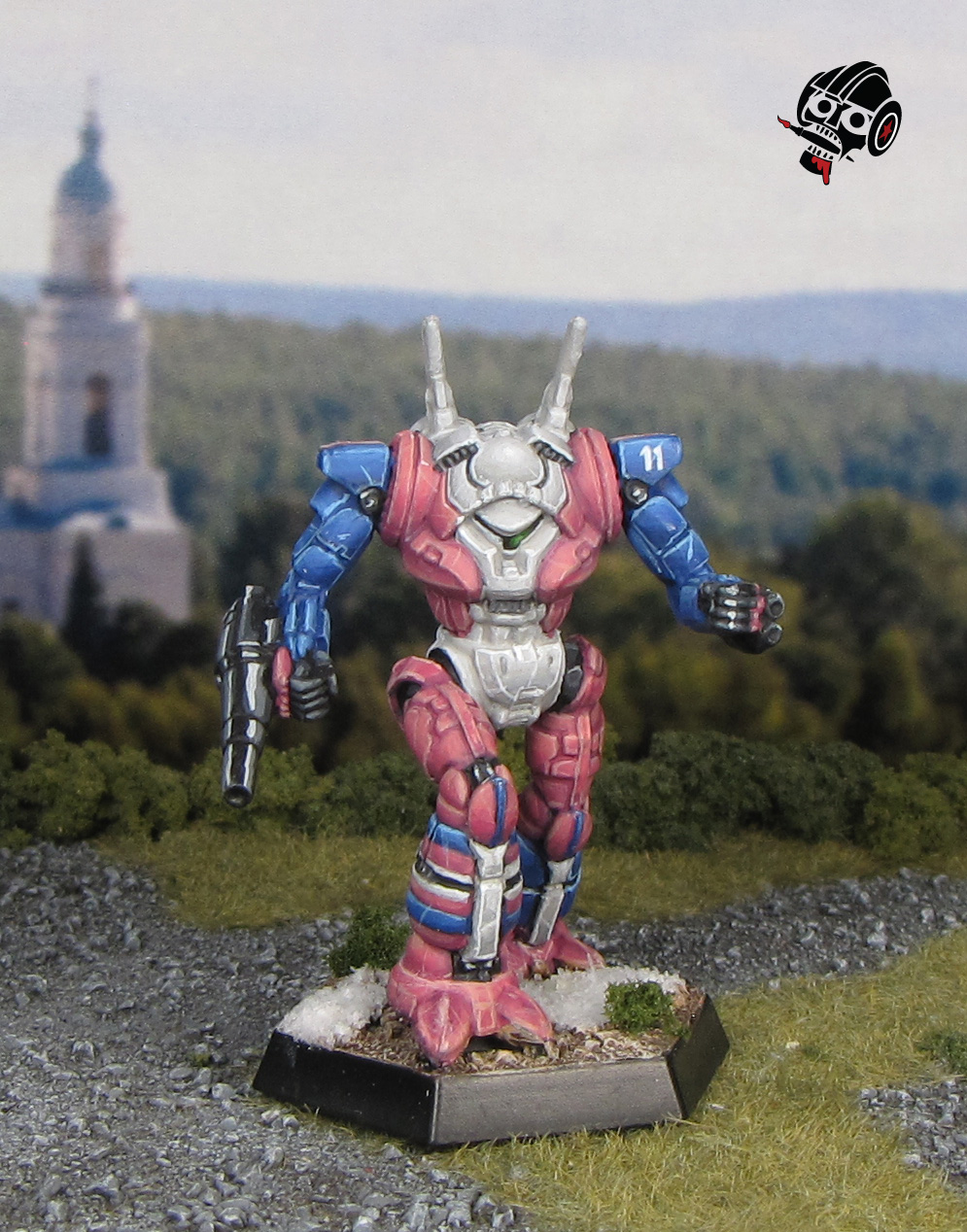 Battletech Wraith. from Catalyst Games Lab painted by Neldoreth - An Hour of Wolves & Shattered Shields
