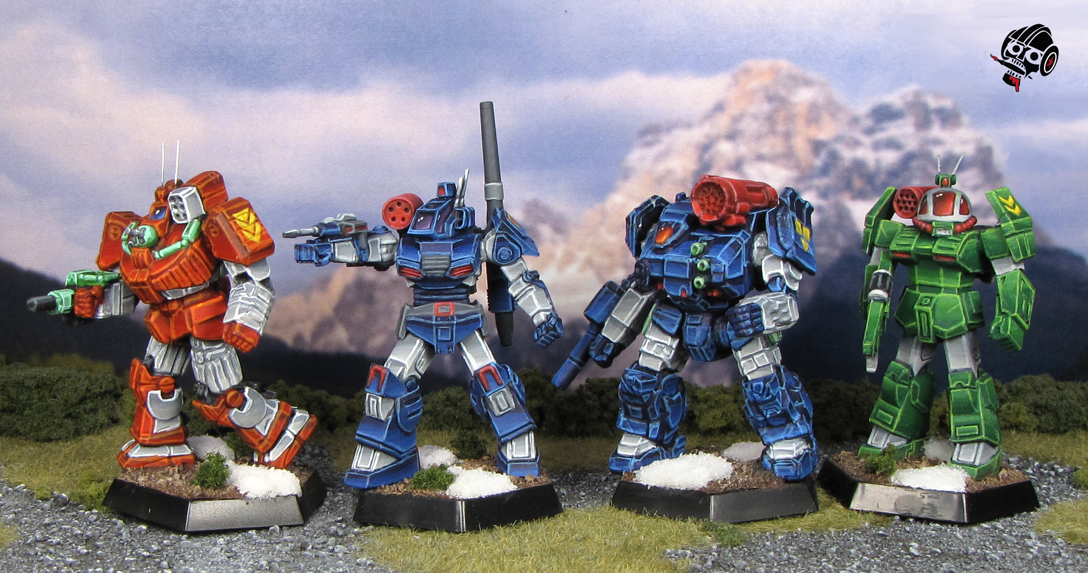 Fang of the Sun Dougram Mechs Roundfacer Blockhead Ironfoot from Catalyst Game Labs and 3D Prints painted by Neldoreth - An Hour of Wolves & Shattered Shields Fang of the Sun Dougram Mechs Roundfacer Blockhead Ironfoot from Catalyst Game Labs and 3D Prints painted by Neldoreth - An Hour of Wolves & Shattered Shields