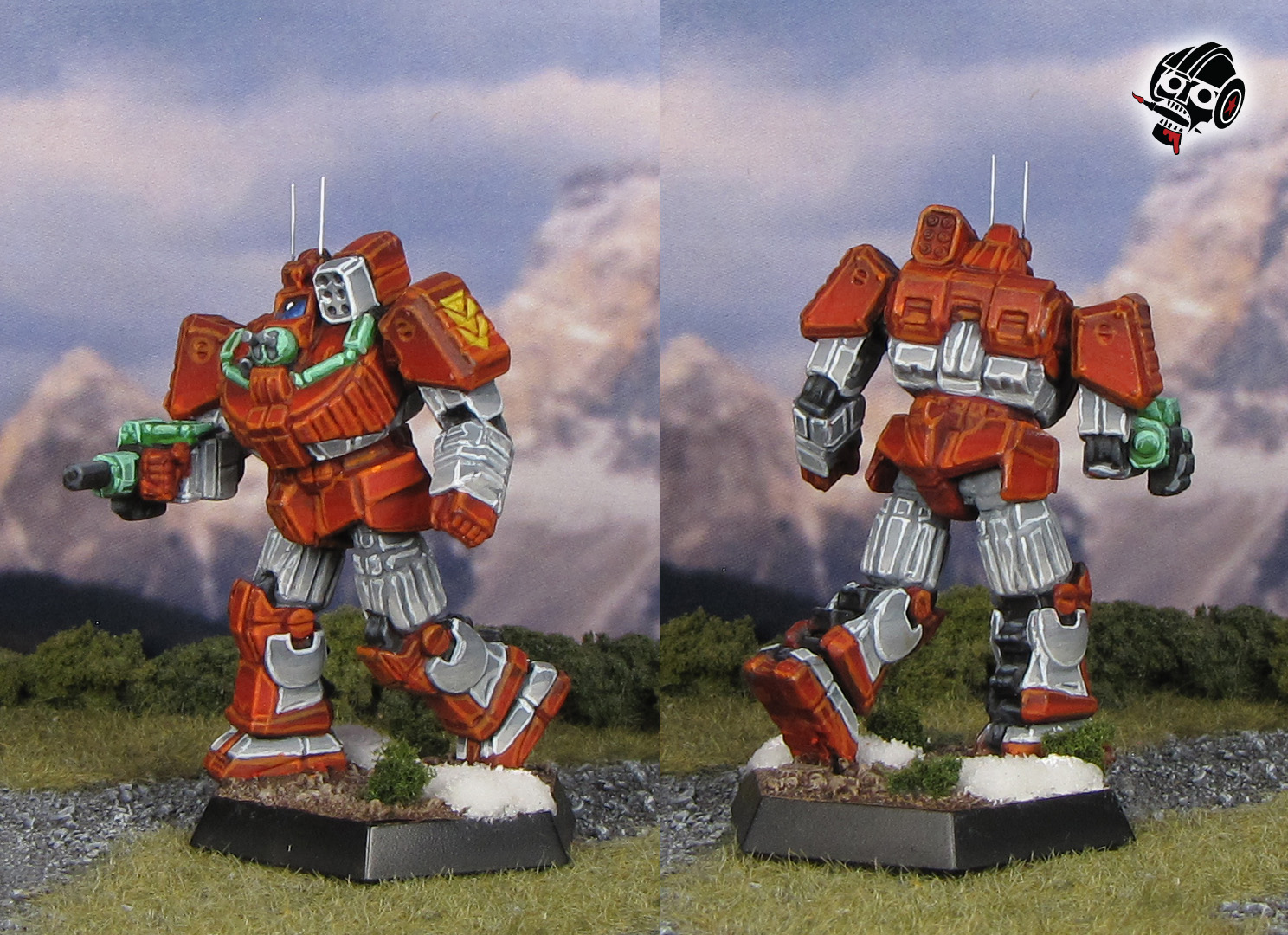 Battletech Wolverine Dougram Blockhead from Catalyst Game Labs painted by Neldoreth - An Hour of Wolves & Shattered Shields Battletech Wolverine Dougram Blockhead from Catalyst Game Labs painted by Neldoreth - An Hour of Wolves & Shattered Shields