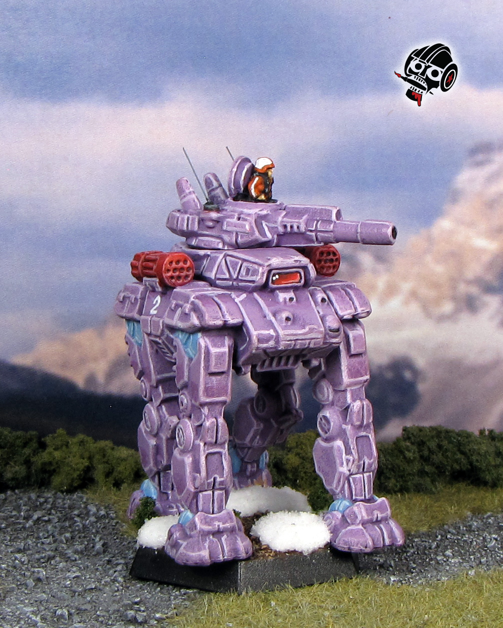 Battletech Crabgunner Goliath with Dougram Shadow Hawk from Catalyst Game Labs painted by Neldoreth - An Hour of Wolves & Shattered Shields Battletech Crabgunner Goliath with Dougram Shadow Hawk from Catalyst Game Labs painted by Neldoreth - An Hour of Wolves & Shattered Shields