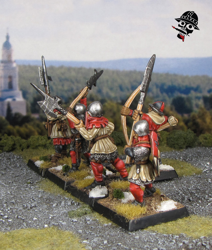 Bretonnian  from Games Workshop and Halrequin Miniatures EOE Orbis Black Tree Designs painted by Neldoreth - An Hour of Wolves & Shattered Shields