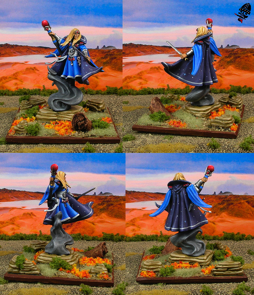 High Elf Mage from Games Workshop painted by Neldoreth - An Hour of Wolves & Shattered Shields