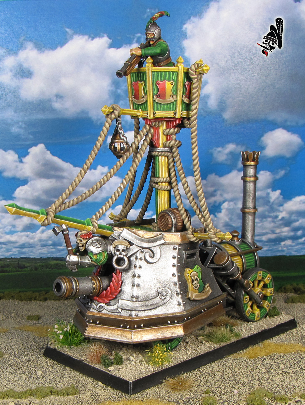 The EmpireEmpire Steam Tank for Warhammer the Old World from Highlands Miniatures 3D Printed painted by Neldoreth - An Hour of Wolves & Shattered Shields The EmpireEmpire Steam Tank for Warhammer the Old World from Highlands Miniatures 3D Printed painted by Neldoreth - An Hour of Wolves & Shattered Shields