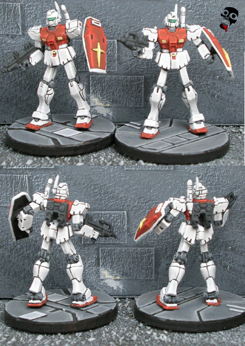 Gundam GM Kai from Gashapon painted by Neldoreth - An Hour of Wolves & Shattered Shields