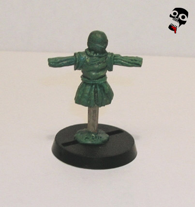 My first green ever, sculpted but not yet from  painted by Neldoreth - An Hour of Wolves & Shattered Shields