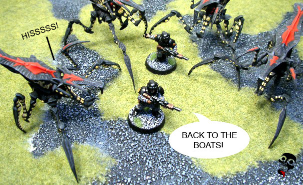 Starship Troopers Arachnids from Mongoose Publishing painted by Neldoreth - An Hour of Wolves & Shattered Shields