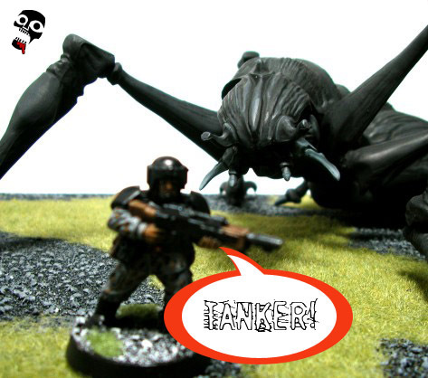 Starship Troopers Tanker from Mongoose Publishing painted by Neldoreth - An Hour of Wolves & Shattered Shields