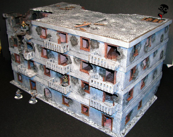 Modern Ruined Buildings from Neldoreth painted by Neldoreth - An Hour of Wolves & Shattered Shields Modern Ruined Buildings from Neldoreth painted by Neldoreth - An Hour of Wolves & Shattered Shields